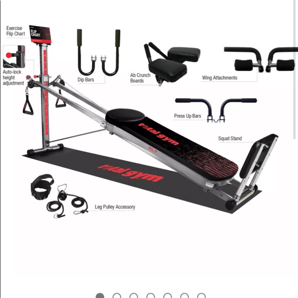 Total Gym XL7 Home Gym with Workout DVDs